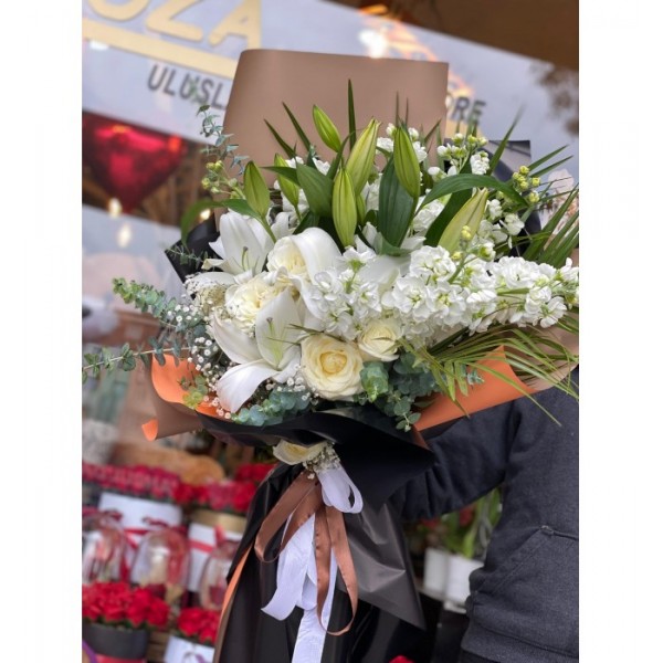 Mix Lilyum Gül ve Şebboy